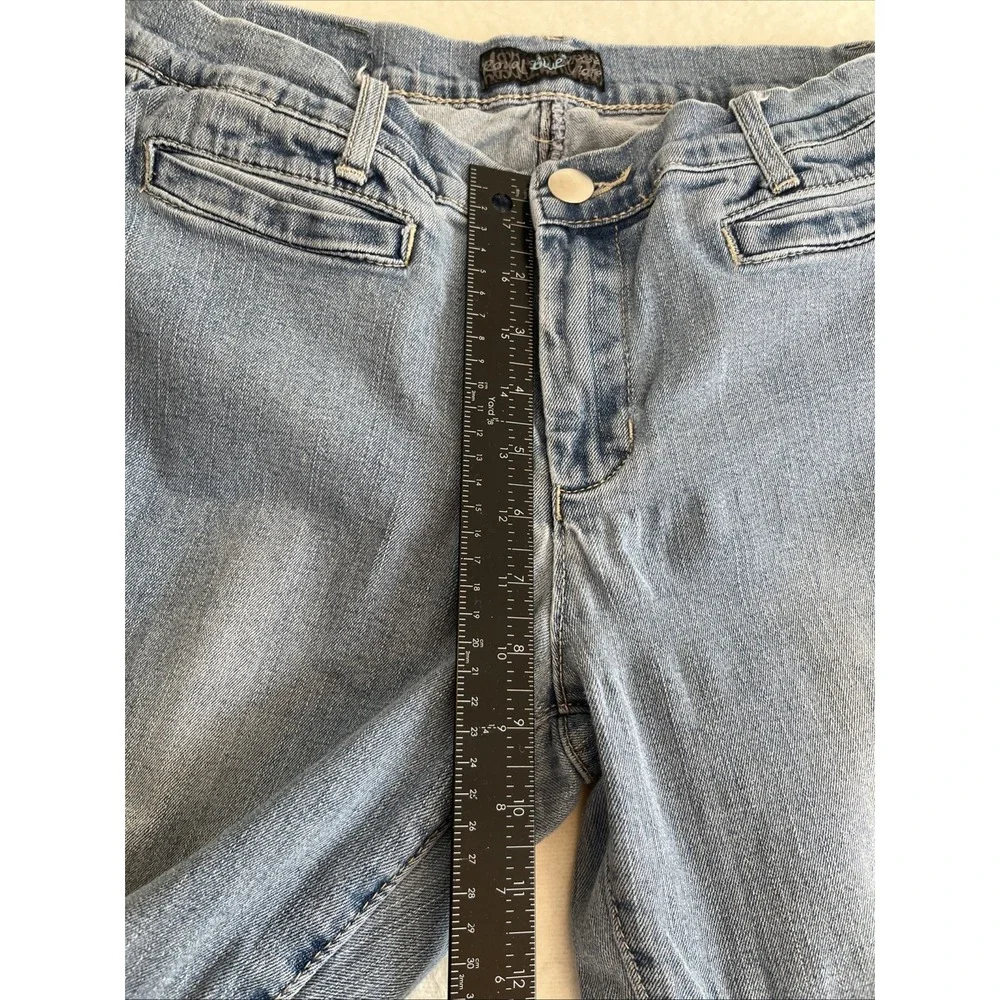 Royal Blue Jeans Women's 11/32‎ Blue Flare Premium Denim Hailey
